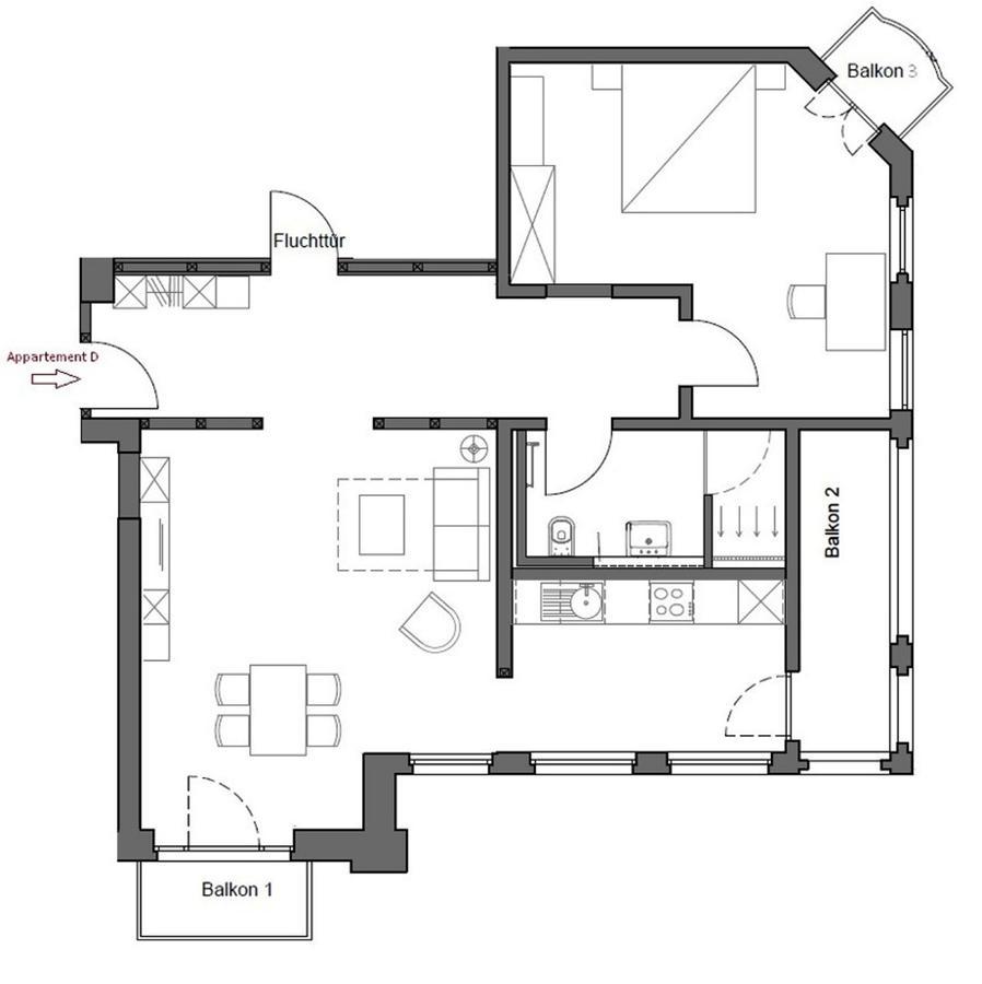 Appartements Am Kurpark Bad Pyrmont Eksteriør billede